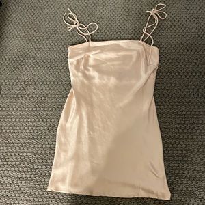 Champagne mini dress